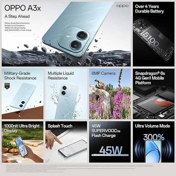 OPPO A3X - Blue Violet