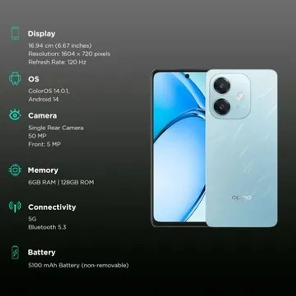 OPPO A3 - Blue Violet