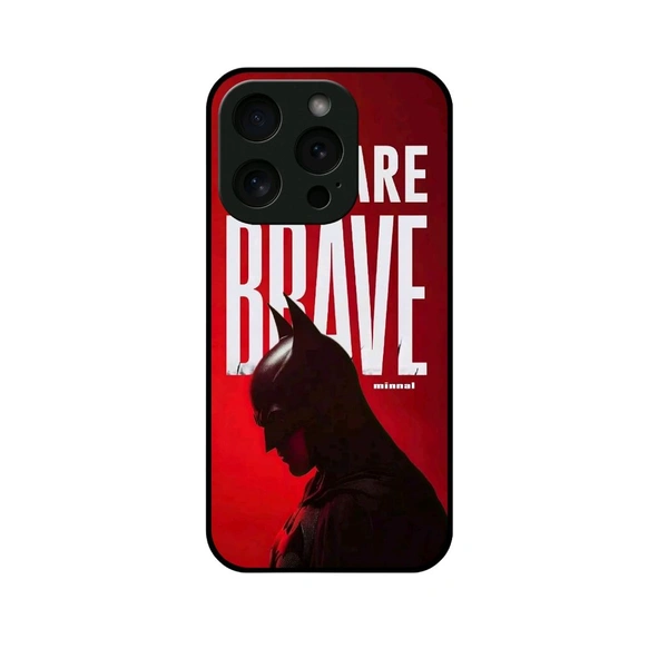 Men Are Brave Glass Case ( Batman Edition)