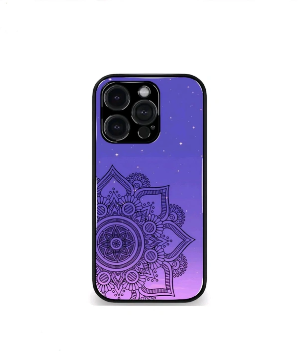 Purple Mandala art Premium Phone Case