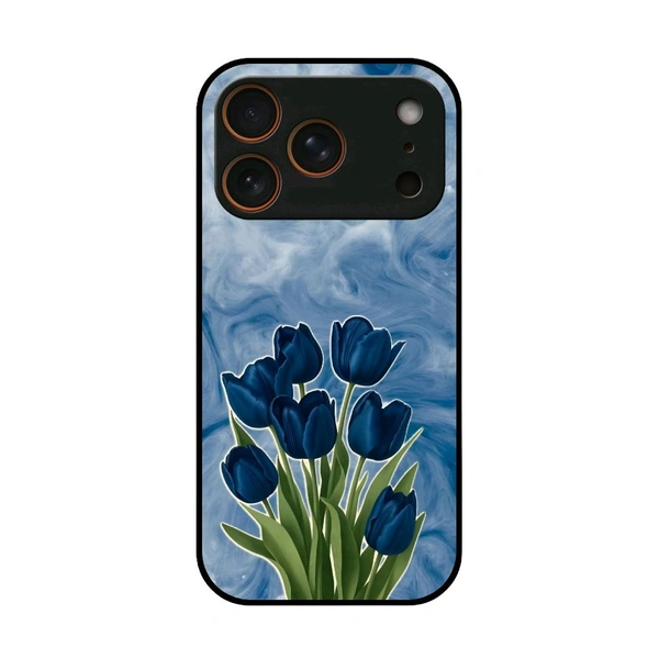 Under the Sapphire Moon Premium Glossy Glass Case 