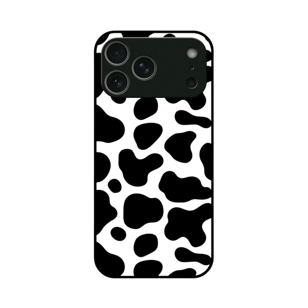 Cow Printed Premium Glossy Phone Case