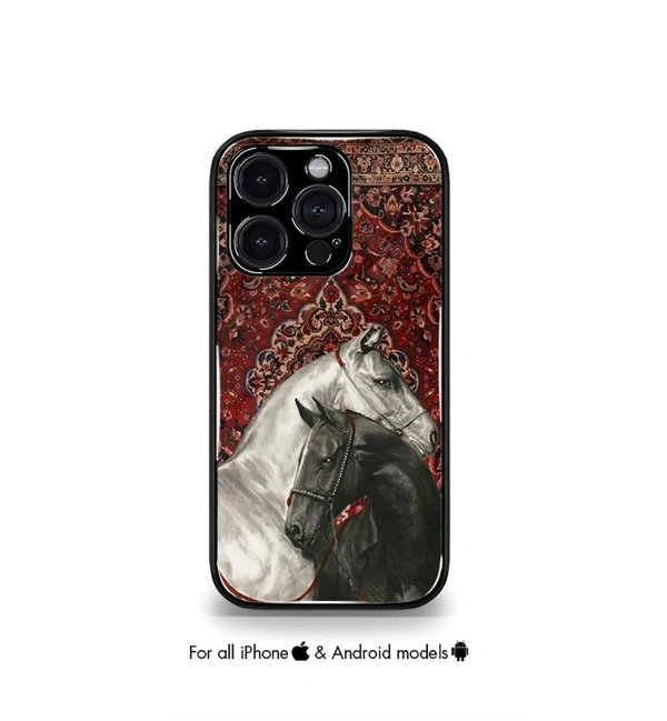 Horses Arabic Fusion Aesthetic Premium Case