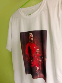 Print X Customized T Shirt (Polyester) - White, Xl