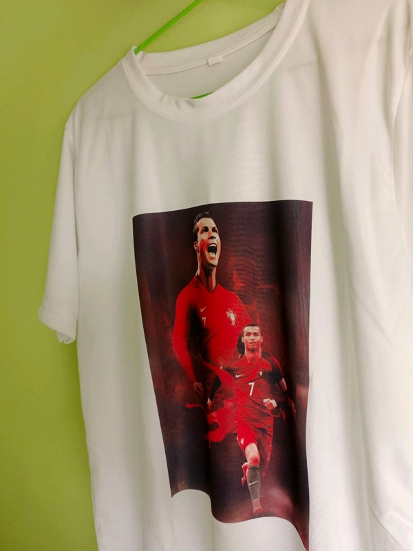 Print X Customized T Shirt (Polyester) - White, Xl