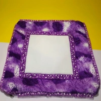 Print X Customized Cushion Square Shape - Square, Purple