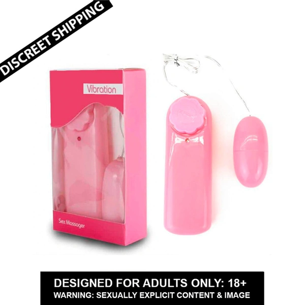 MINI SEX MASSAGER VIBRATING EGG VIBRATOR FOR GIRLS - 5 INCH, PINK