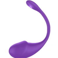 Wireless Bluetooth APP Remote Control USB Mini Vibrator 1&2&3 9 Frequency Adult Sex Toy for Women - Purple