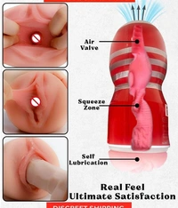 NAUGHTY TOYS PRESENT TENGA PUSSY (IE-NOA) CUP POCKET PUSSY FOR MALE (MULTI COLOR) BY KaMVeDa - 6 inch, skin