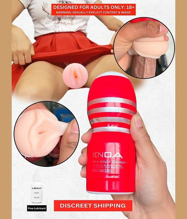 NAUGHTY TOYS PRESENT TENGA PUSSY (IE-NOA) CUP POCKET PUSSY FOR MALE (MULTI COLOR) BY KaMVeDa - 6 inch, skin