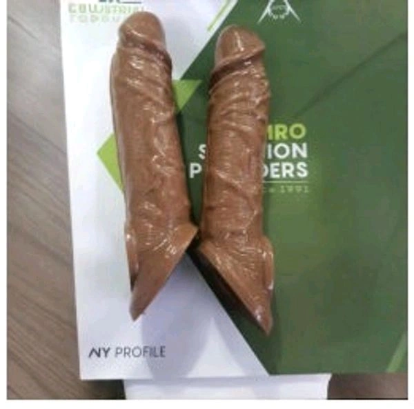 Duramax SOFT SILICON Dragon Condom with Silicon Texture 9 inch Reusable Man Condom - 9, chocolate