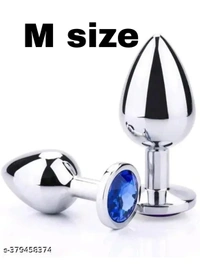 Heart Shaped Anal Plugs  Jewel Butt Plugs Prostate Massager Stainless Steel Metal Butt Plugs - m, White