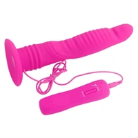 Medical Silicone Adult Toys Massage Vibrator Sex Toy Vibrating Dildo for Woman DROGON JUMBO - 8 inch, Purple