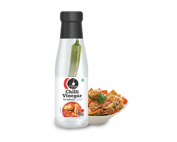 Ching's Secret White Chilli Vinegar with Green Jwala Chilli - 170ml