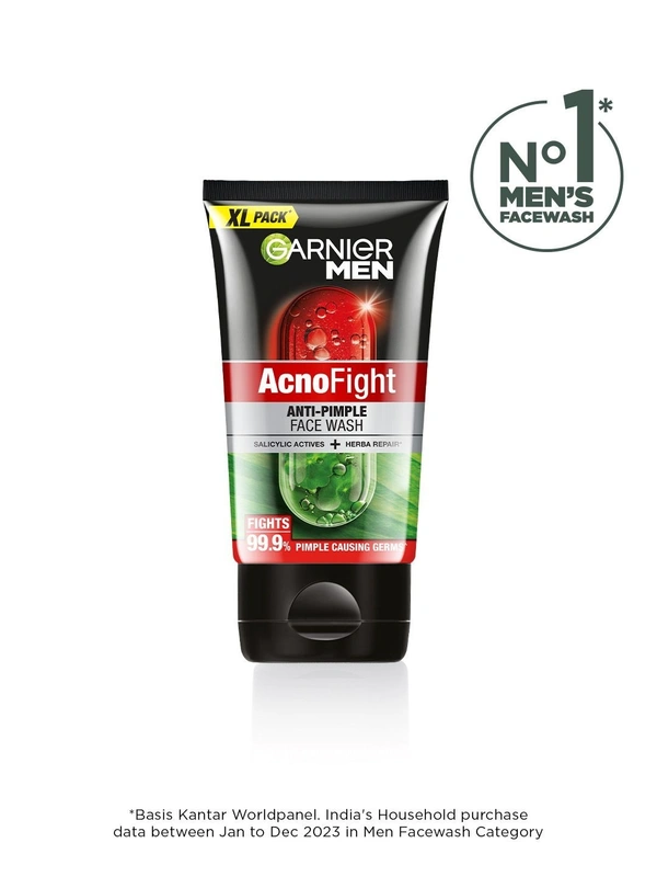 Garnier Men Acno Fight 6-in-1 Anti-Pimple Face wash - 50 ml
