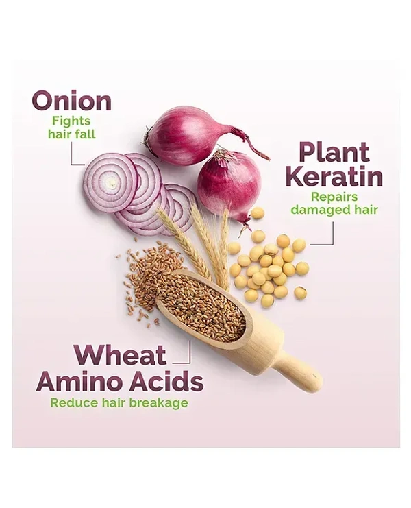 Mama Earth Mamaearth Onion Shampoo with Plant Keratin - 200 ml - 200 ml