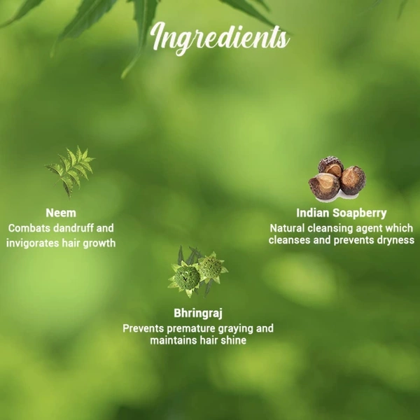 Biotique Fresh Neem Anti Dandruff Shampoo and Conditioner | Controls Dandruff | Eliminates Dryness, Flaking, and Itching | Hair Looks Fresh and Lustrous |Suitable for All Skin Types | 180ml