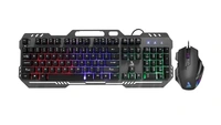 TAG Gamerz Avenger 2.0 RGB Wired Gaming Keyboard & Mouse Combo Kit, Durable Metal Body, RGB, for Windows/Mac