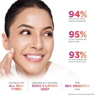 Glow and Lovely Renew Bright Multivitamin Serum in Cream | Vitamins B,C and E | Renews Skin cells |Bright and Healthy Skin | Clinically proven formula is dermatologically tested | 80g