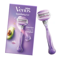 Gillette Venus Breeze Hair Removal Razor for Women with Avocado Oils & Body Butter, Freesia Scent