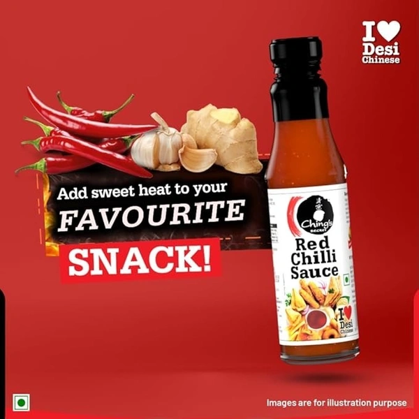 Ching's Secret Red Chilli Sauce, Bold, Fiery & Aromatic - 200 g
