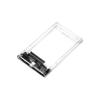 EVM 2.5 Inch SATA SSD HDD Enclosure USB C | 5Gbps High Speed | External Hard Drive Case | Dual Cable Type-C USB | Supports 4TB | Portable for Laptop PC | 1 Year Warranty (ESC/TP02)
