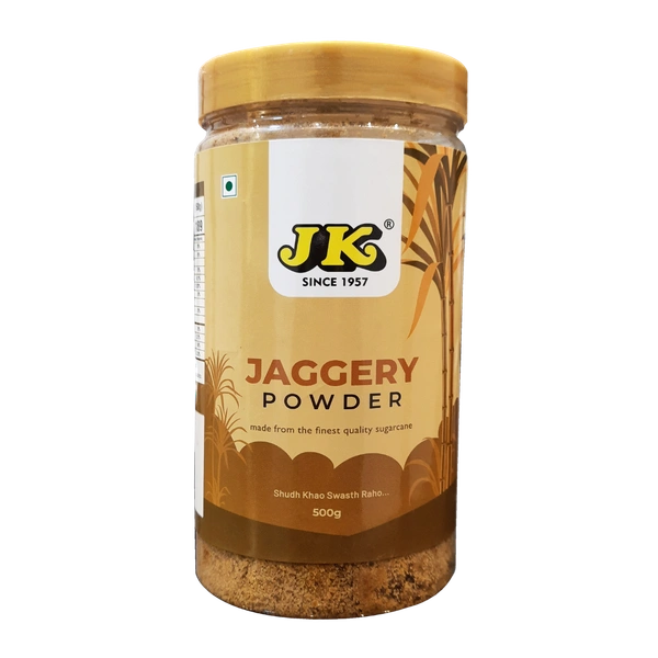 JK 100% Natural Sweetne 500Gram JAGGERY POWDER Gur/Gud/Shakkar Powder Replacement of Healthy Sugar 500g - 500 g