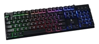 Tag Gamerz Commander Gaming Keyboard & Mouse RGB Combo Kit, RGB 3 Color Led Keyboard & RGB 3 Color Led Mouse with 1200/1800/2400/3600 Dpi & 1 Million Clicks (Black) - USB