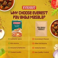 Everest Pav Bhaji Masala – 50g | Authentic Mumbai-Style Spice Blend for Rich, Flavourful Pav Bhaji | Aromatic Masala Powder for Bhaji, Snacks & Street-Style Cooking
