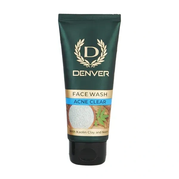 DENVER Deep Cleanse Face Wash - 5GM Each | Deep Pore Cleaning Charcoal Face Wash for Men | Fights Acne and Pollution | All Skin Type