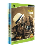 Classmate Notebook A4Size  Notebook Single Line -172 Pages -Multicolor, Pack of 6)