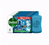 Dettol Icy Cool Bathing Soap With 3x Intense 100gmx3