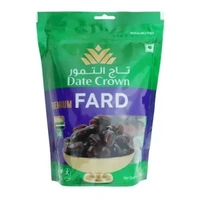 Date Crown Premium Fard Dates - 00% Natural, Soft & Sweet Khajoor, Healthy Snack Pack 500 gm