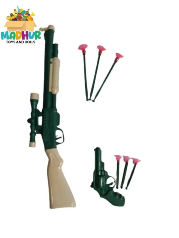 7302 Plastic Gun Patta, Shooting Object: Darts