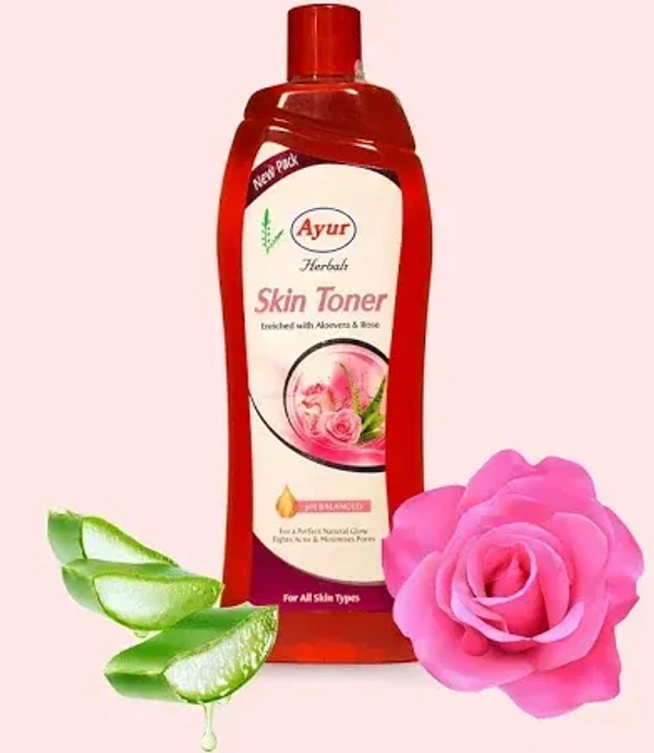 Ayur Herbals Skin Toner With Aloe Vera Women  (500 ml) - 500 ml