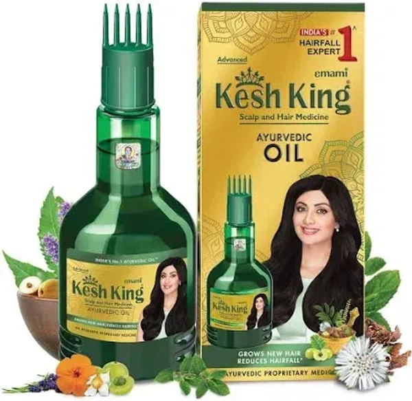 Kesh King Ayurvedic Anti Hairfall Hair Oil  (100 ml)