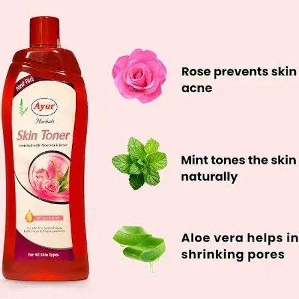Ayur Herbals Skin Toner With Aloe Vera Women  (500 ml) - 500 ml