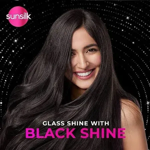 Sunsilk Radiant Black Shine Shampoo, 350 ml