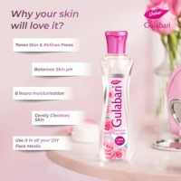 Dabur Gulabari Premium Rose Water Paraben Free Skin Toner - 400 ml - 400 ml