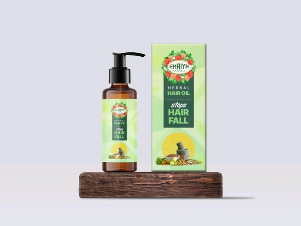HERBAL HAIR OIL - 120 ml, Mint Green
