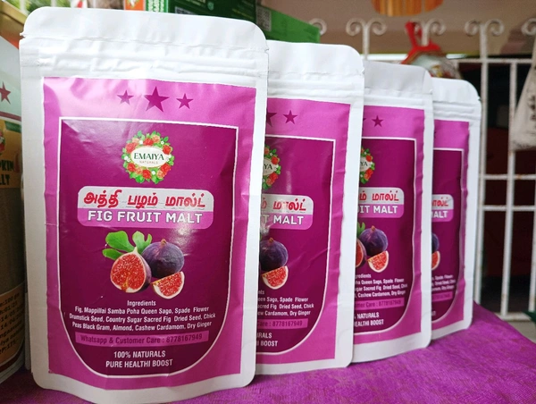 FIG FRUITS MALT - Raw Sienna, H 9 x W 4.5 Inches, 100 g