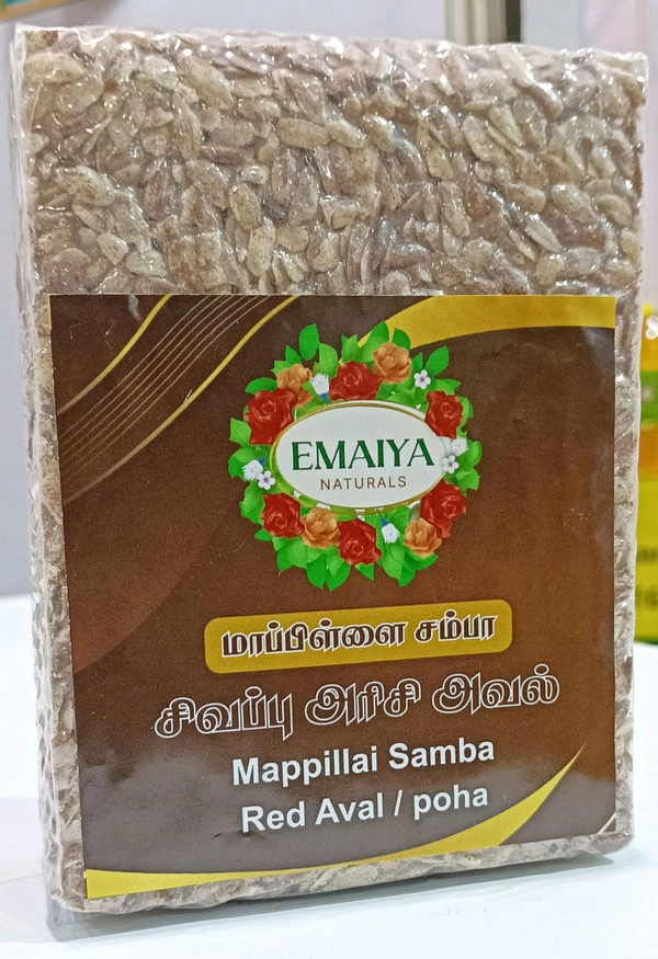 Emaiya Naturals மாப்பிள்ளை சம்பா சிவப்பு அரிசி அவல்