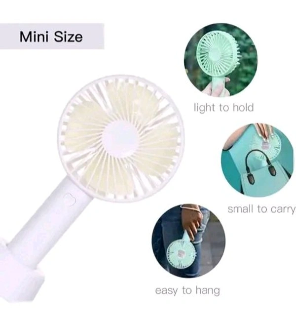 Free Delivery Mini Battery + Usb Fan - Free Size