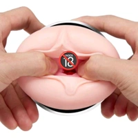 Flashlight Beautiful Ultra Realistic Pocket Pu*sy - Black, Men, ABS+ Silicone