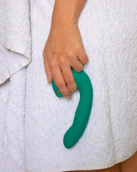 Advanced Flicking Massager with multiple functions - Silicone, Eastern Blue, 6.5 Inch