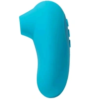 hello Cake Little Sucker Clitoral Stimulator - body-safe materials, Eastern Blue, Women