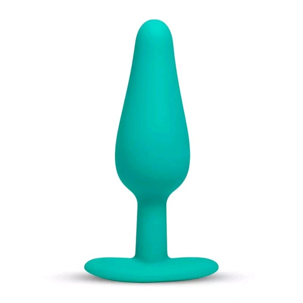 hello Cake Buzzy Butt Vibrating Butt Plug - Eastern Blue, Premium Silicone, Men and Women