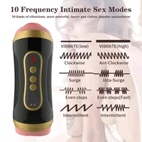 Dual Head Realistic Vibrating Pocket Pussy - Men, Silicone+ABS, Black