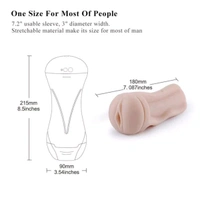 Happy Sport Vibrating Masturbator - White, Abs+ Silicone