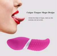 7 Frequency Battery-operated Waterproof Silicone Tounge Vibrator - Abs+ Silicone, Women, Pink Flamingo